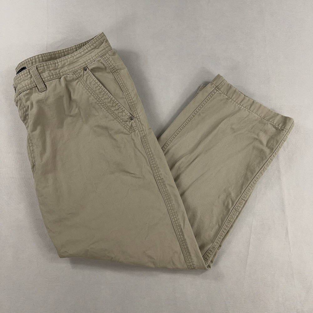 Gander Mountain Guide Series Khaki Cotton Utility Outdoor‎ Pants Mens 42x30